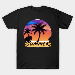 Summer beach design T-Shirt